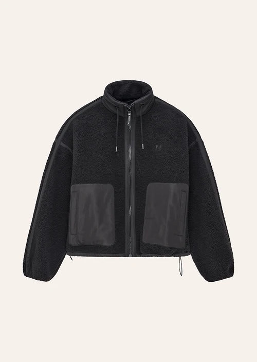 PE NATION - Lennon Sherpa Jacket - Black