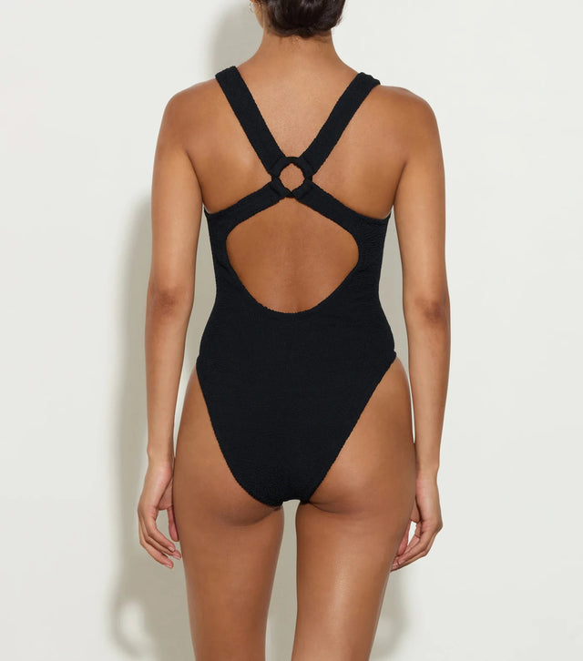 HUNZA G - Maya Swim Black-Swimwear-Hunza G-UPTOWN LOCAL