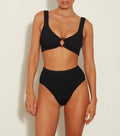 HUNZA G - Nadine Bikini Black-Swimwear-Hunza G-UPTOWN LOCAL