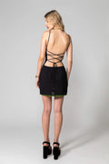 SOMETHING VERY SPECIAL - Black Solid Mesh Mini Dress-T-Shirts-Something Very Special-XS-UPTOWN LOCAL