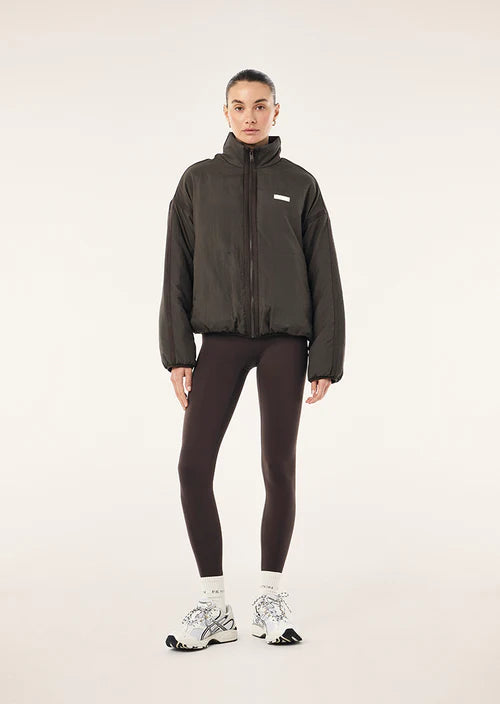 PE NATION - Off Set Jacket - Coffee