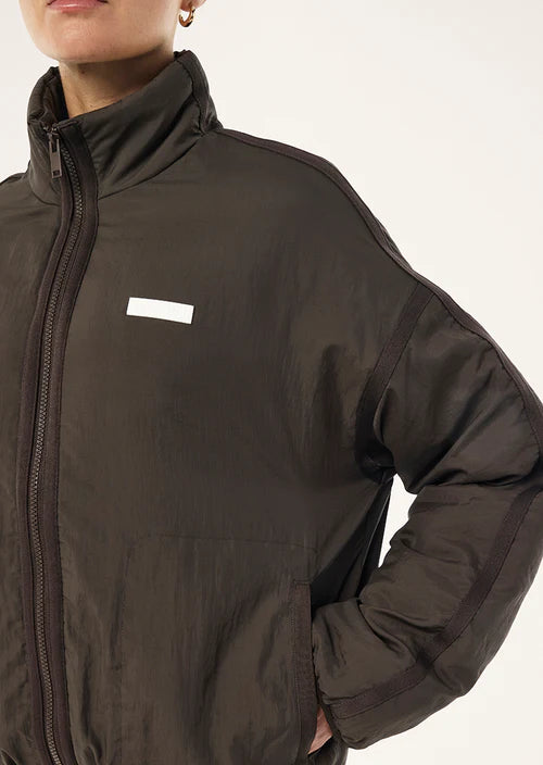 PE NATION - Off Set Jacket - Coffee