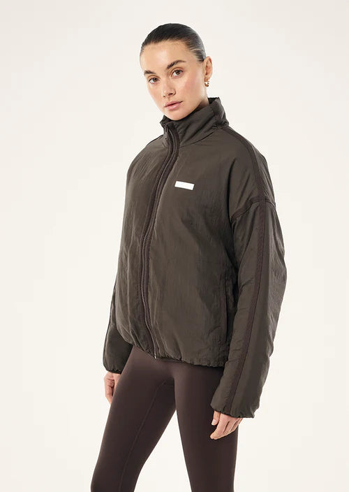 PE NATION - Off Set Jacket - Coffee