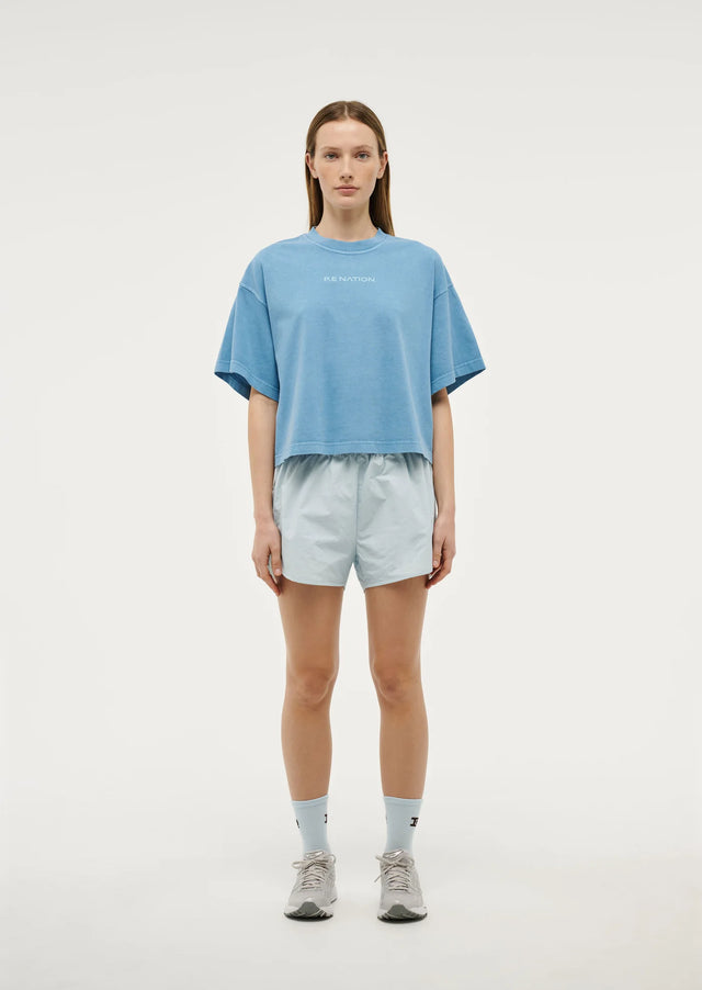 PE NATION - Nomad Boxy Tee - Ethereal Blue-Tops-PE Nation-XS-UPTOWN LOCAL