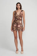 HANSEN & GRETEL - Quinn Dress - Carob Floral-Dresses-Hansen and Gretel-XS-UPTOWN LOCAL