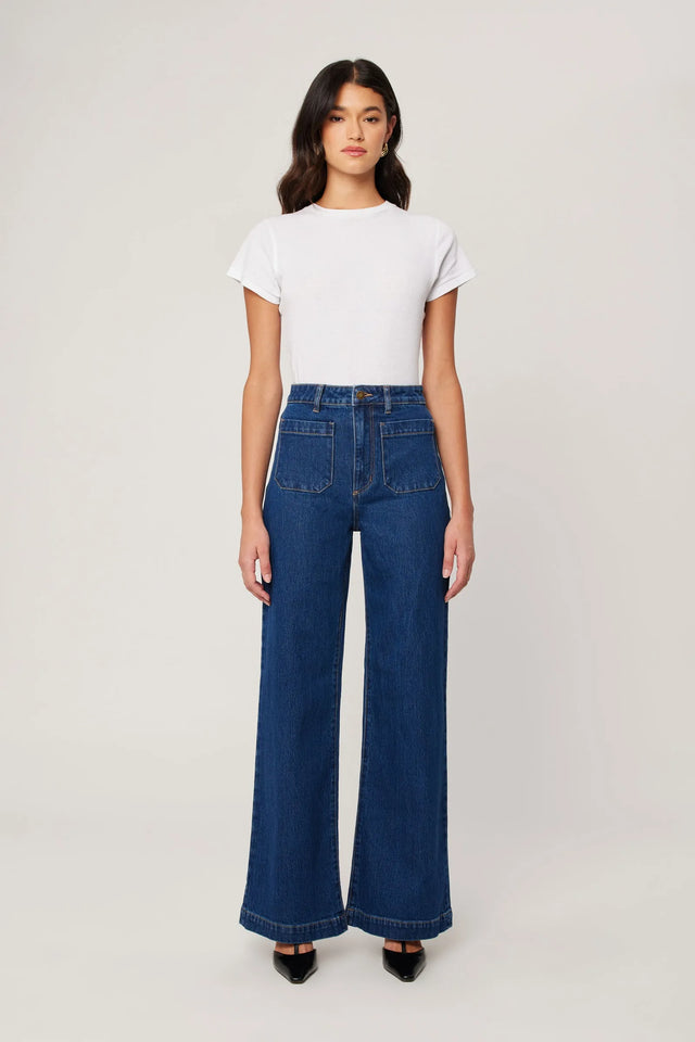 ROLLAS - Sailor Jean Long - Eco Ruby Blue