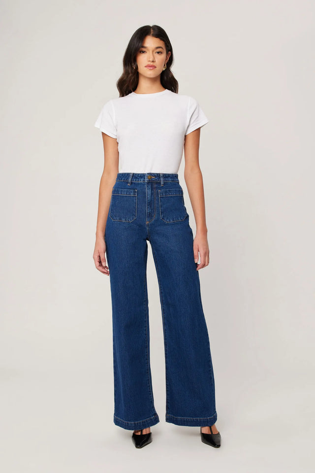ROLLAS - Sailor Jean Long - Eco Ruby Blue