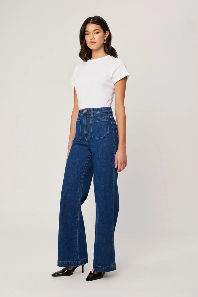 ROLLAS - Sailor Jean Long - Eco Ruby Blue