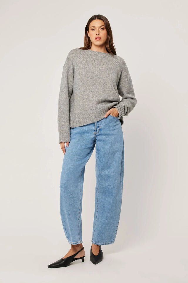 ROLLAS - Tomboy Merino Knit - Grey Marle