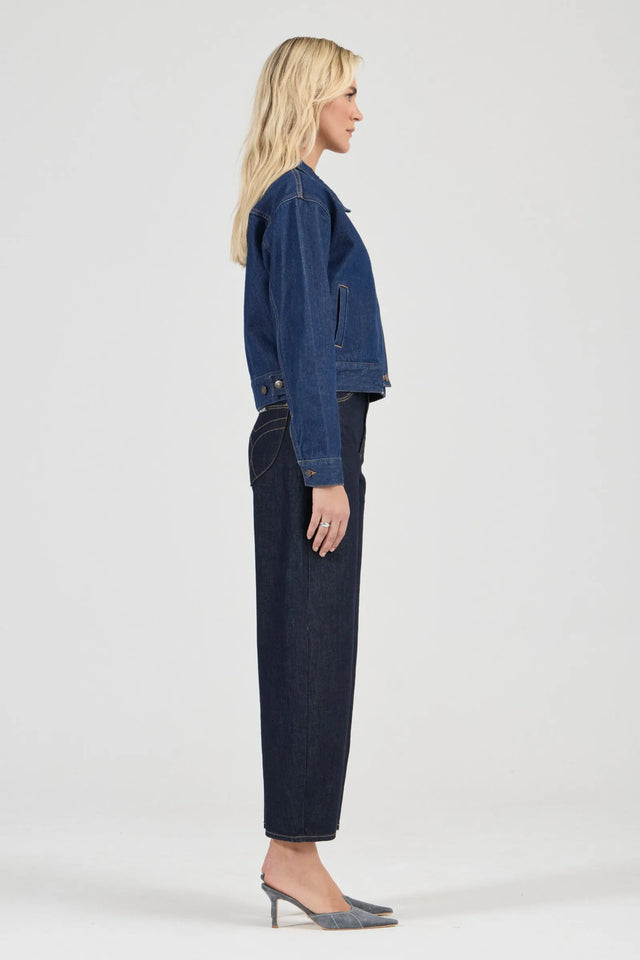 ROLLAS - Louise Jacket - Rinse-Jackets-Rolla's-6/XS-UPTOWN LOCAL