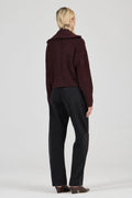 ROLLAS - Loom Cardigan - Dark Cherry-Knitwear-Rolla's-6/XS-UPTOWN LOCAL