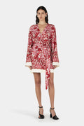 HANSEN & GRETEL - Rita Kimono - Scarlet Garden-Dresses-Hansen and Gretel-XS-UPTOWN LOCAL