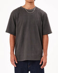 ROLLAS - Trade Waffle Tee - Charcoal-tee-Rolla's-S-UPTOWN LOCAL