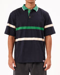 ROLLAS - Old Boys Polo - Navy-Shirts & Tops-Rolla's-S-UPTOWN LOCAL