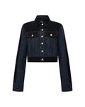 KSUBI - Slim Trucker Jacket Vixen Spliced - Black-Jackets-Ksubi-6/XS-UPTOWN LOCAL