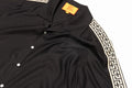 SOMETHING VERY SPECIAL - Geo Resort Shirt - Black / Cream-Shirts & Tops-Something Very Special-XS-UPTOWN LOCAL