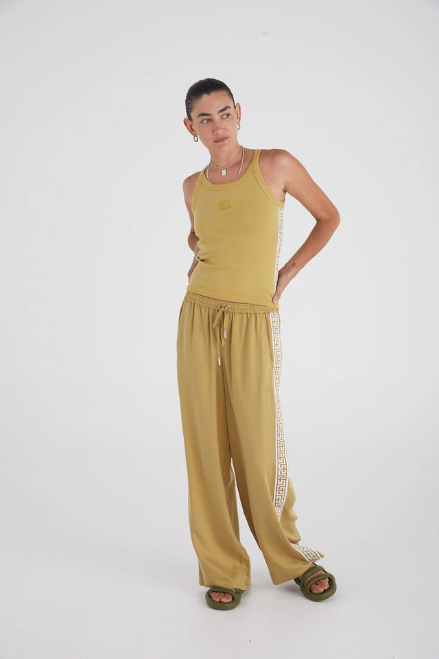 SOMETHING VERY SPECIAL - Geo Regular Tank - Prairie Sand-Tank top-Something Very Special-XS-UPTOWN LOCAL