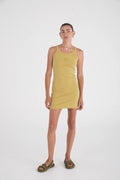 SOMETHING VERY SPECIAL - Geo Fitted Mini - Prairie Sand-Dresses-Something Very Special-XS-UPTOWN LOCAL