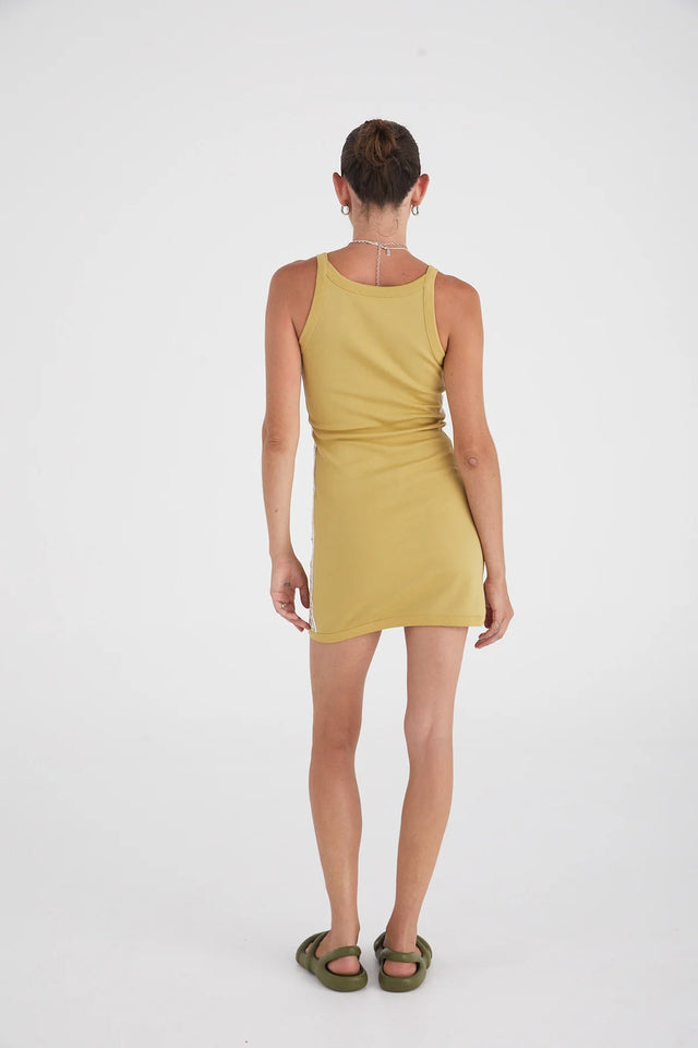 SOMETHING VERY SPECIAL - Geo Fitted Mini - Prairie Sand-Dresses-Something Very Special-XS-UPTOWN LOCAL