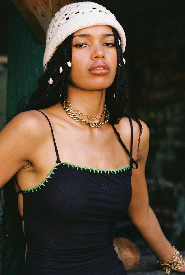 SOMETHING VERY SPECIAL - Black Solid Mesh Maxi Dress-T-Shirts-Something Very Special-XS-UPTOWN LOCAL