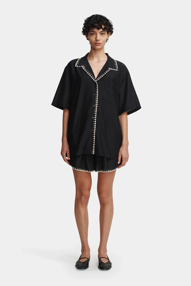 HANSEN & GRETEL - Symi Shirt - Black-Shirts-Hansen and Gretel-XS-UPTOWN LOCAL