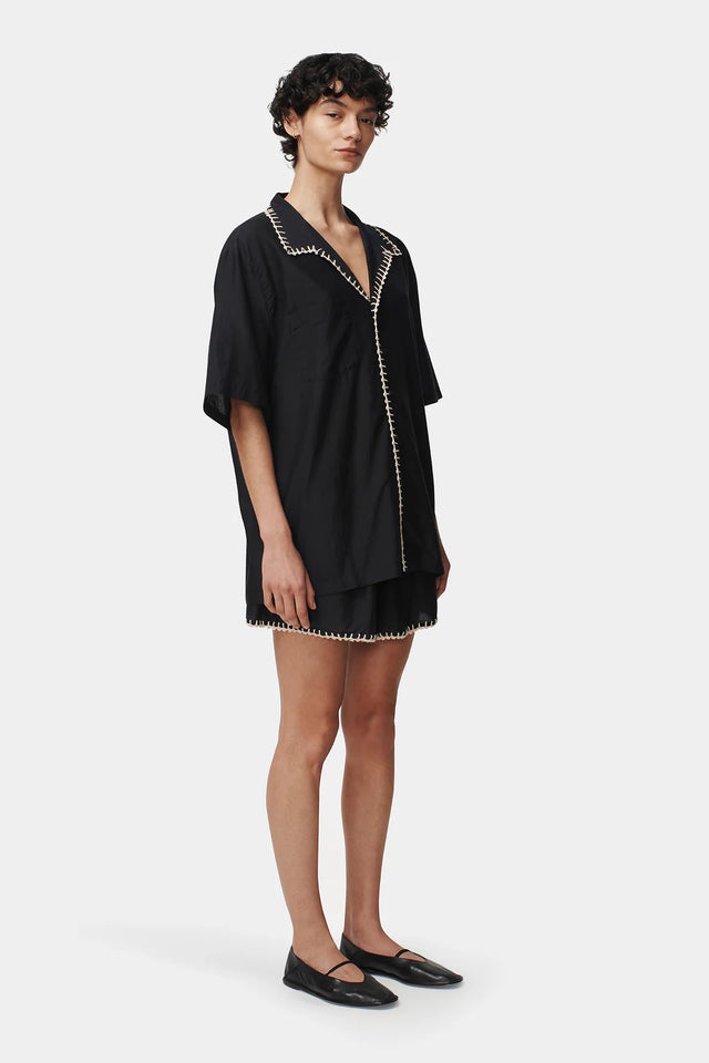 HANSEN & GRETEL - Symi Shirt - Black-Shirts-Hansen and Gretel-XS-UPTOWN LOCAL
