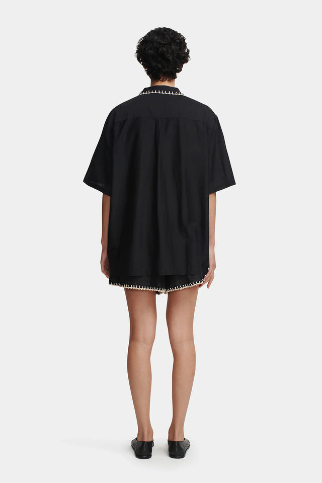 HANSEN & GRETEL - Symi Shirt - Black-Shirts-Hansen and Gretel-XS-UPTOWN LOCAL