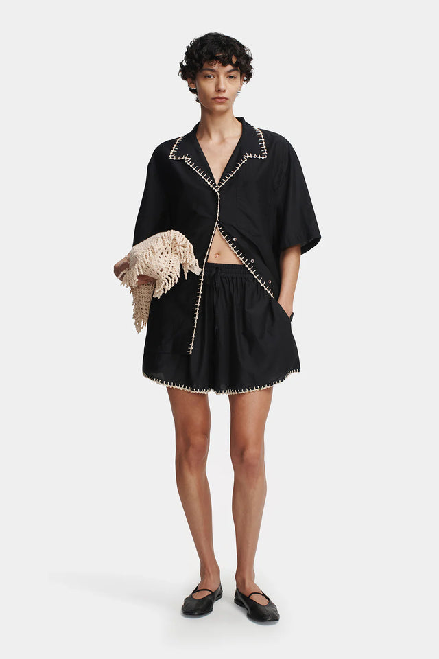 HANSEN & GRETEL - Symi Shirt - Black-Shirts-Hansen and Gretel-XS-UPTOWN LOCAL