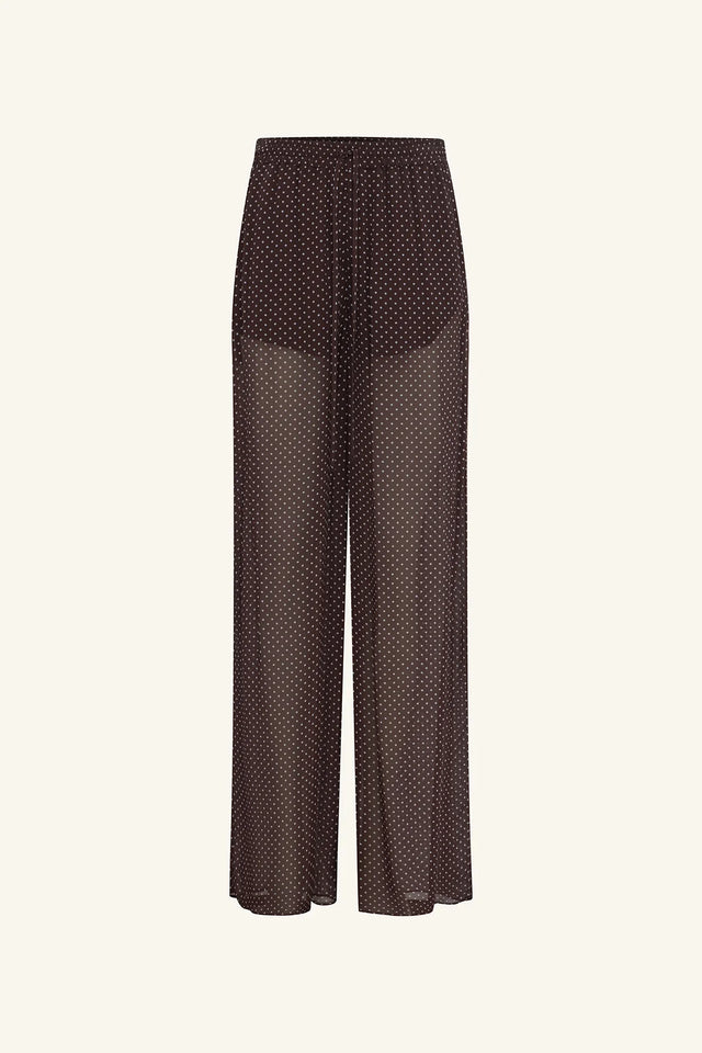 SHONA JOY - Maddox Drawstring Pant - Ristretto / Sky
