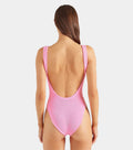 HUNZA G - Square Neck Swim Crinkle - Bubblegum-Swimwear-Hunza G-UPTOWN LOCAL