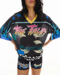 THE TALES - 05 Football Jersey - Black-Shirts & Tops-The Tales-XS-UPTOWN LOCAL