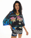 THE TALES - 05 Football Jersey - Black-Shirts & Tops-The Tales-XS-UPTOWN LOCAL