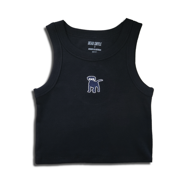 DEAD SMYLE - Good Girl Tank - Nero-Tank top-Dead Smyle-6/XS-UPTOWN LOCAL