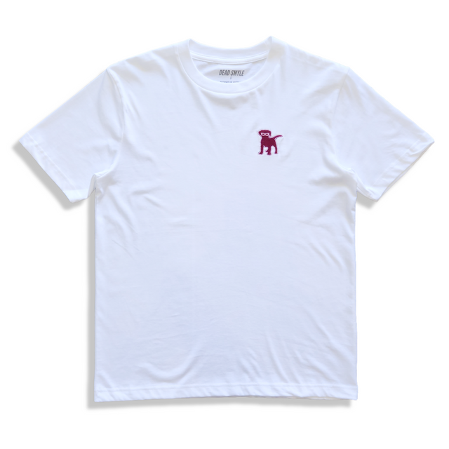 DEAD SMYLE - Good Boy Tee - Ghost / Merlot-T-Shirts-Dead Smyle-S-UPTOWN LOCAL