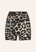 PE NATION - Wanders 5” Bike Short - Leopard print / Smokestone-Leggings-PE Nation-XS-UPTOWN LOCAL