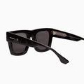 VALLEY - Alta - Gloss Black W. Silver Metal Trim-Sunglasses-Valley-UPTOWN LOCAL