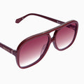 VALLEY - Bang Bang Burgundy w. Gold Metal / Rose Gradient Lens-Sunglasses-Valley-UPTOWN LOCAL