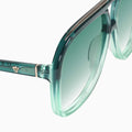 VALLEY - Bang Booie Green w. Gold Metal / Dark Green Gradient Lens-Sunglasses-Valley-UPTOWN LOCAL