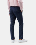 Brooksfield BFU1013 Linen Blend Textured Trouser in Navy