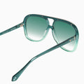 VALLEY - Bang Booie Green w. Gold Metal / Dark Green Gradient Lens-Sunglasses-Valley-UPTOWN LOCAL