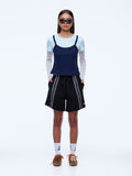 Ena Pelly Charlie Stripe Short - Black – image 2