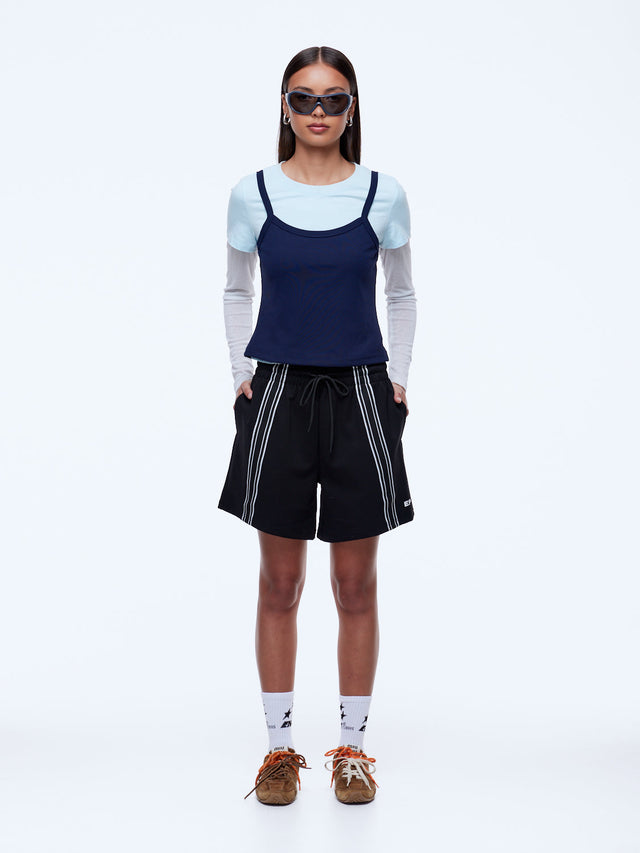 Ena Pelly Charlie Stripe Short - Black – image 2