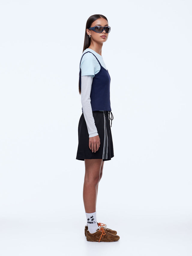 Ena Pelly Charlie Stripe Short - Black – image 4