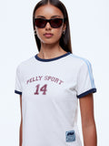 Ena Pelly Tia Baby Tee Axis - Vintage White – image 3