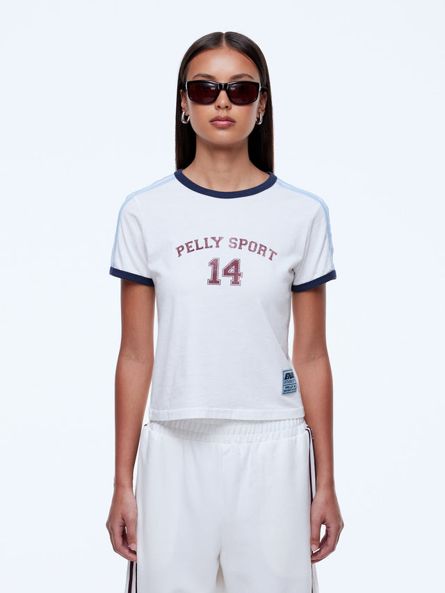 Ena Pelly Tia Baby Tee Axis - Vintage White – image 6