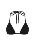 Fella Swim Arnie Triangle Bikini Top in Noir – product view
