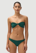 Fella Swim Bernie Bandeau Bikini Top in Botanical – official model view 3
