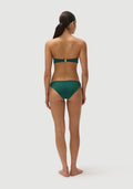 Fella Swim Bernie Bandeau Bikini Top in Botanical – official model view 4