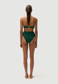 Fella Swim Brian High Waisted Bikini Bottom in Botanical – official model view 4