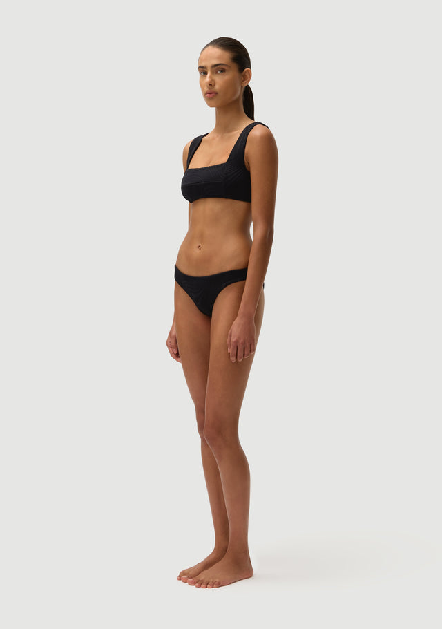 Fella Swim Rick James Bikini Bottom in Noir – official model view 2